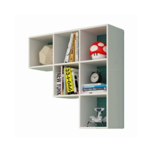 Librero Flotante de MDF Resistente - Kronos Muebles y Decoración 