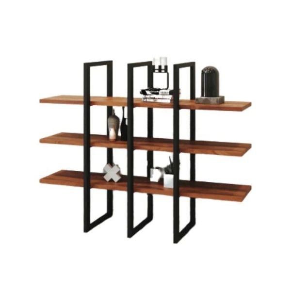 Estante Flotante de 3 Niveles en MDF Resistente - Kronos Muebles y Decoración 