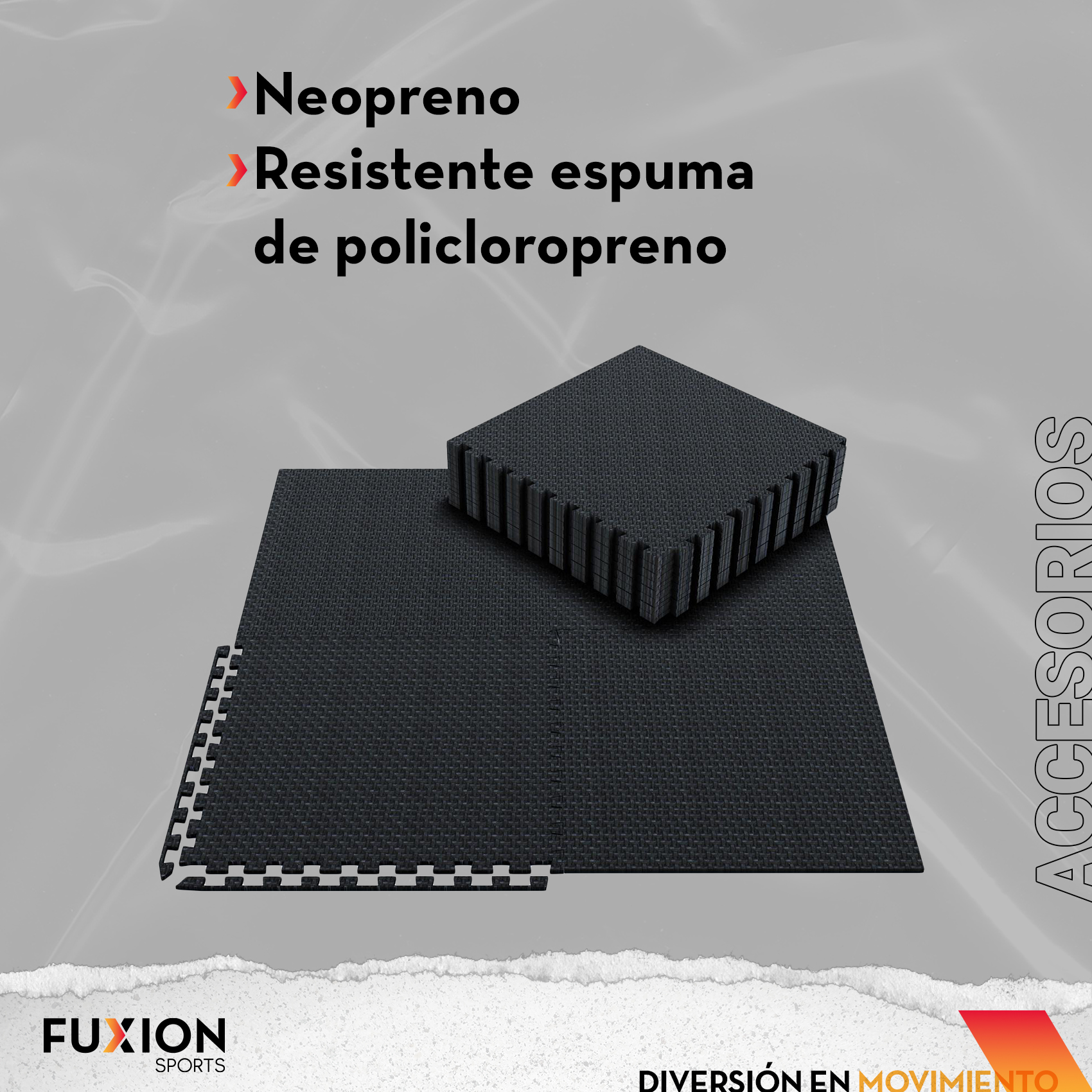 Piso De Neopreno De Alta Resistencia Para Gimnasios Y Otros(CL) 