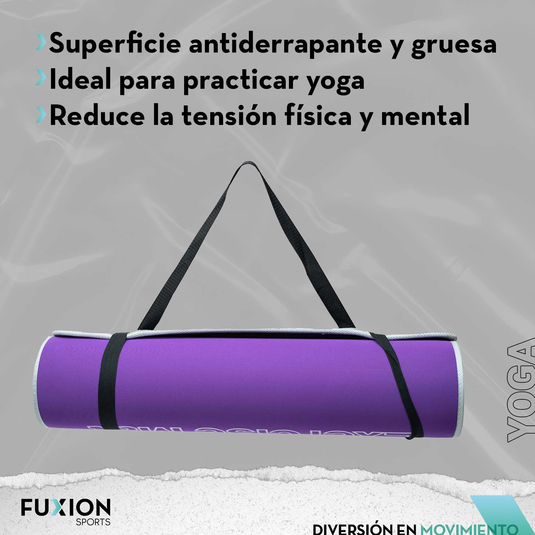 Tapete de yoga 6mm con cubierta de tela antideslizante(CL) 