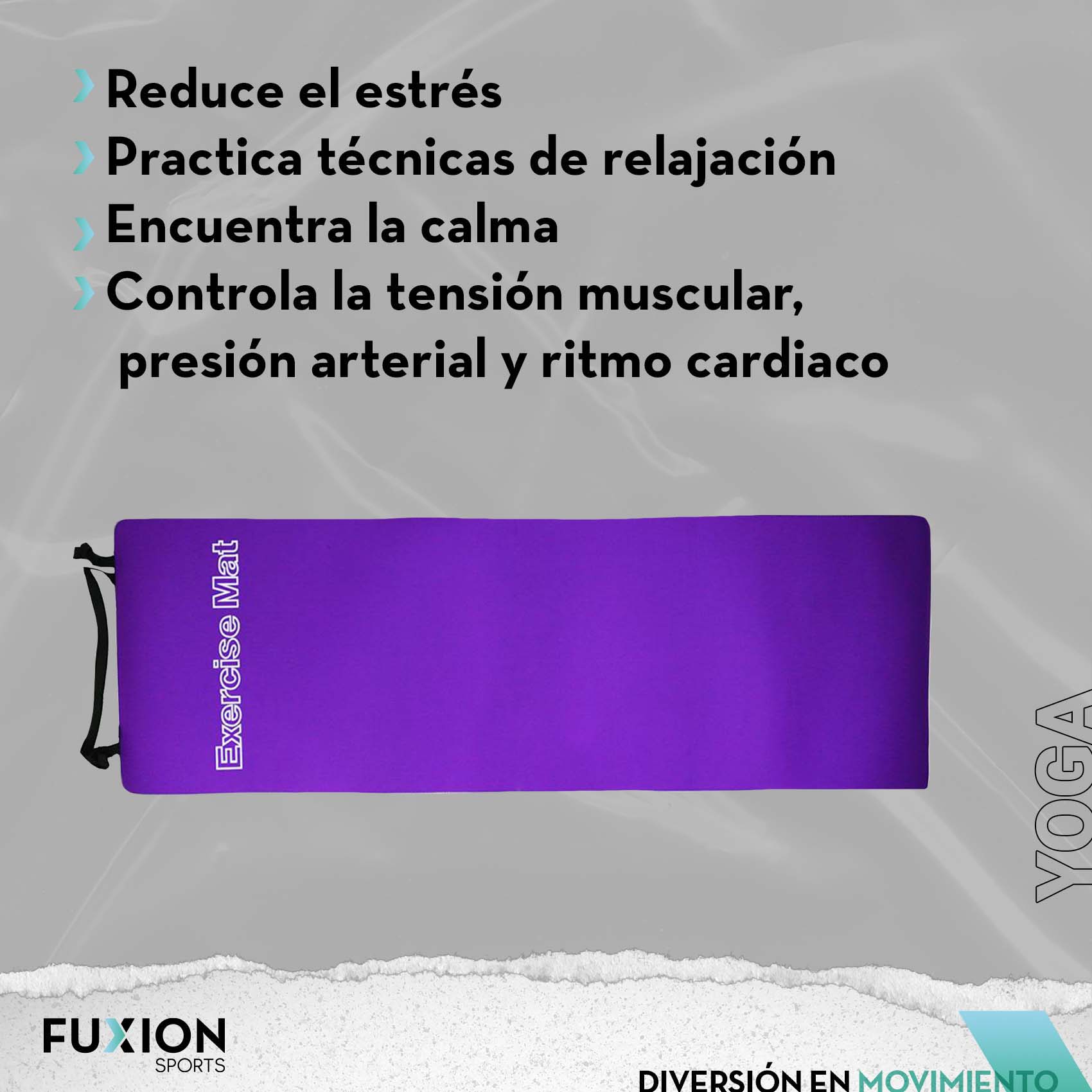 Tapete de yoga 6mm con cubierta de tela antideslizante(CL) 