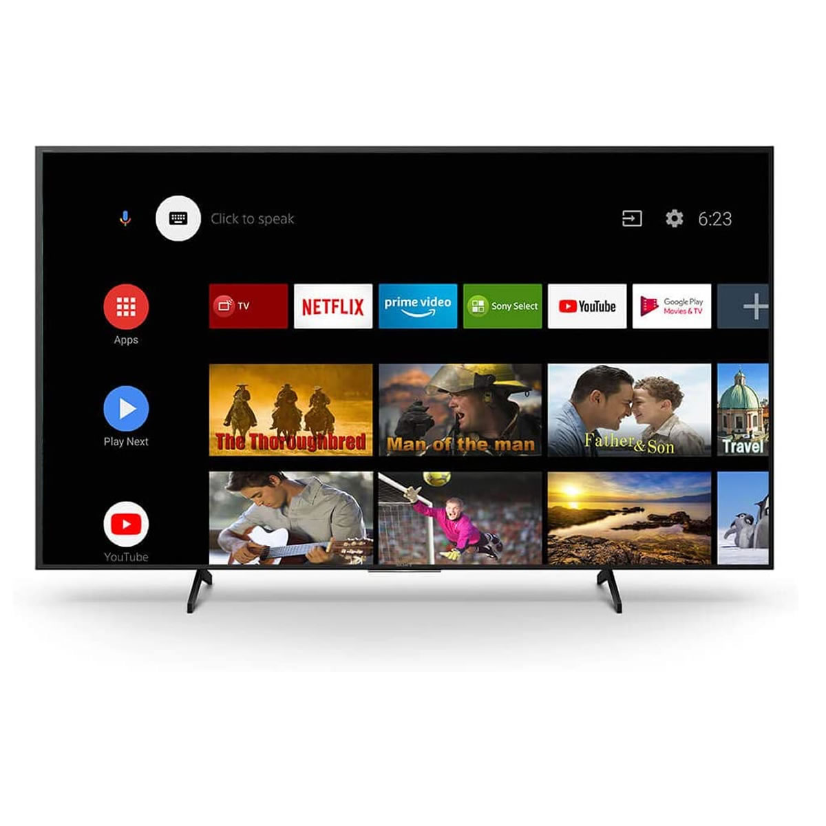 Pantalla 4K Smart TV 55 Pulgadas UHD Sony XBR-55X81CH CST