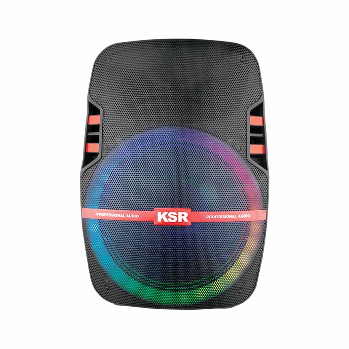 BOCINA KAISER KSW-5015 15" RECARGABLE, USB, FM, LUZ LED, 40 WATTS **ENDY10