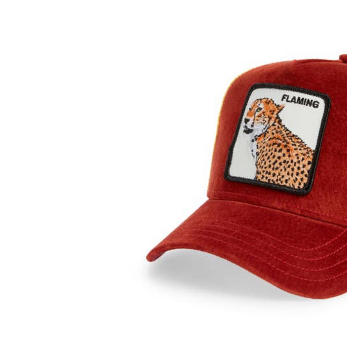 GORRA GOORIN BROS PIEL EDICION ESPECIAL ORIGINAL FLAMING COOL UNISEX TRUCKER