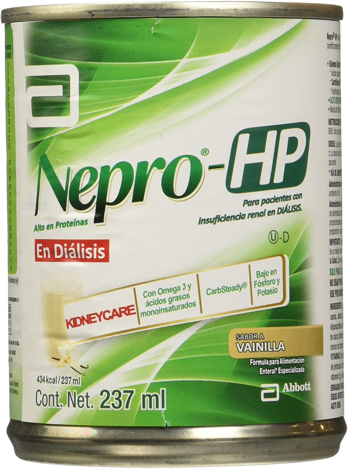 Nepro Hp Lata Con 237 Ml Sabor Vainilla Con 12 Piezas