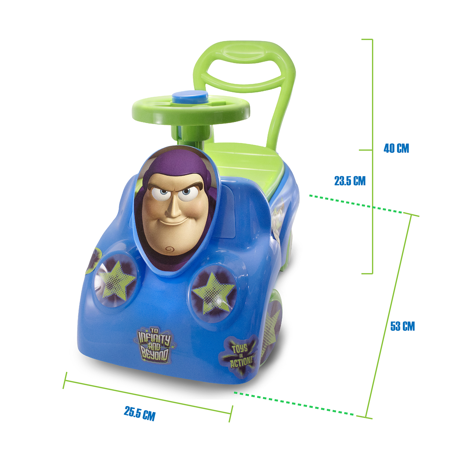 Carrito Montable Buzz Lightyear Disney para niños