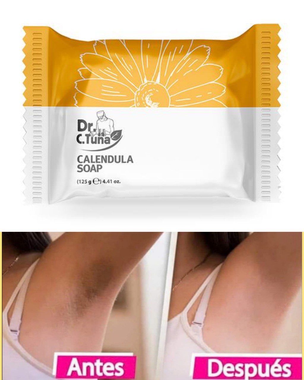Jabón De Caléndula Quitamanchas Desvanecedor de Cicatrices by Farmasi