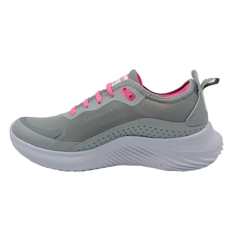 Tenis Spook 730 Gris Rosa Mujer Niña Ejercicio Gym 