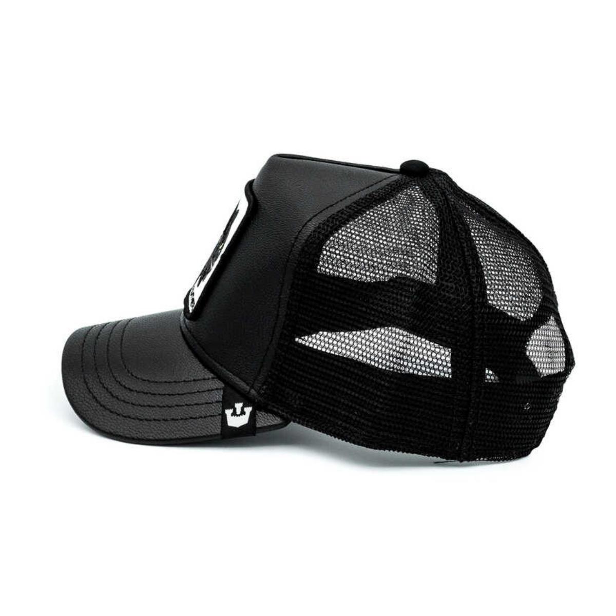 GORRA GOORIN BROS PIEL EDICION ESPECIAL PANTHER BLACK ELEGANTE ORIGINAL 