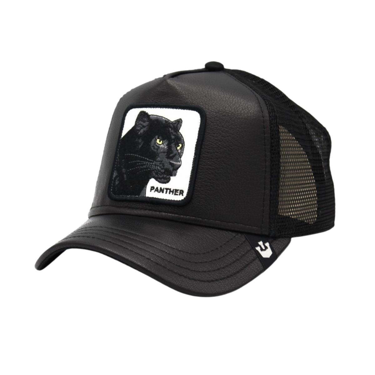 GORRA GOORIN BROS PIEL EDICION ESPECIAL PANTHER BLACK ELEGANTE ORIGINAL 