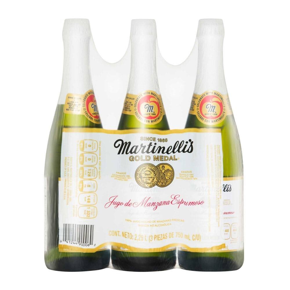 Jugo de Manzana Martinelli's 3 pzas de 750 ml