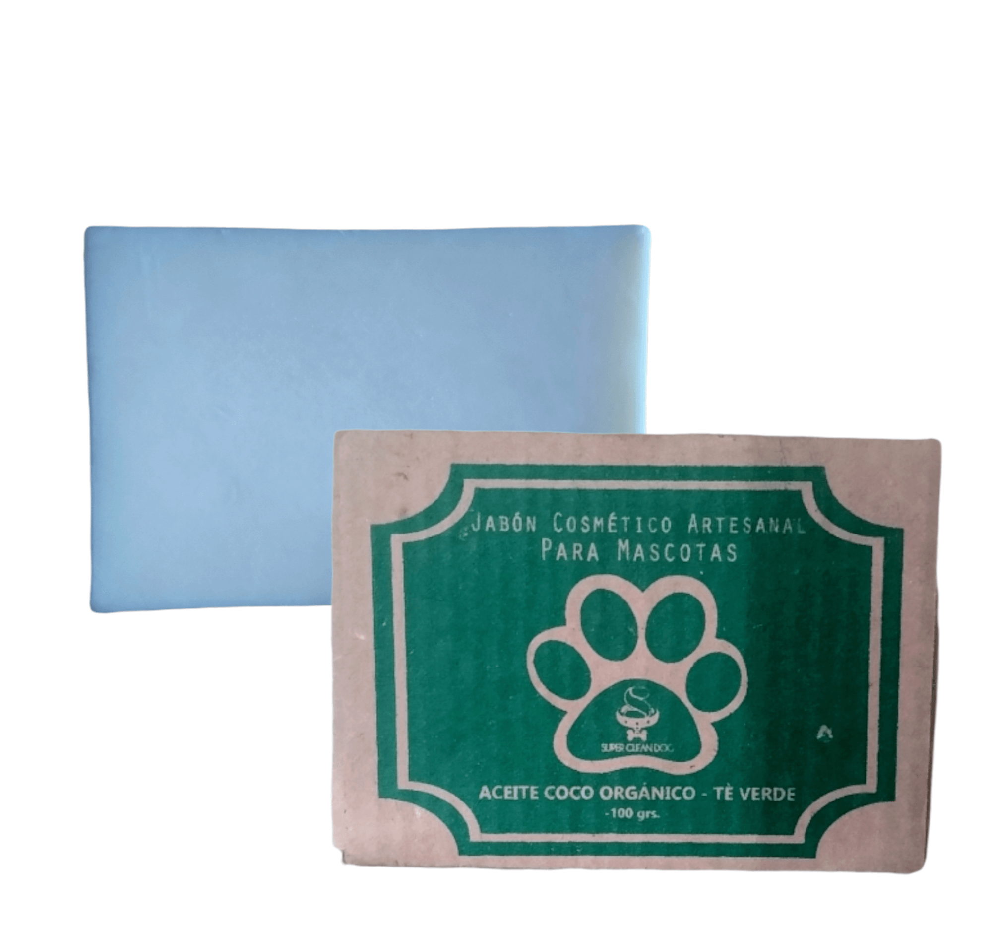 Jabón Aceite De Coco & Té Verde / sin olor perruno