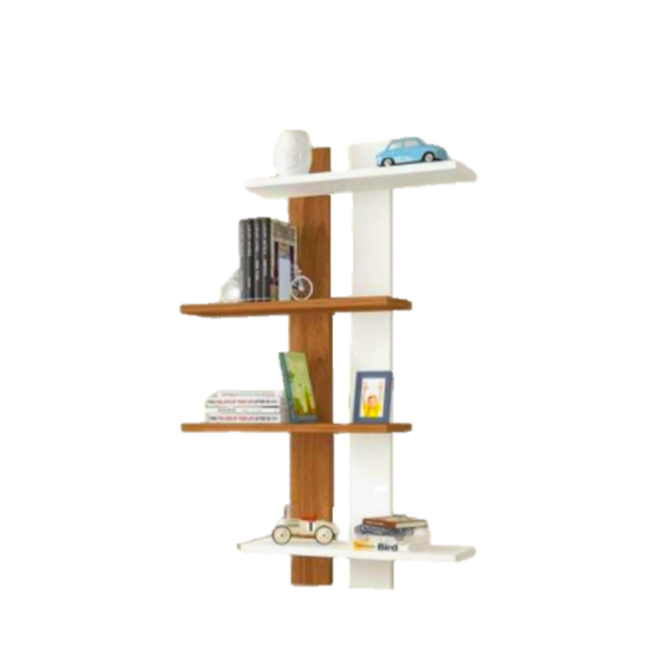 Estante Flotante de 4 Niveles de MDF Resistente - Kronos Muebles y Decoracion 