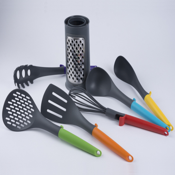 Juego De Utensilios De Cocina, Set De 8 Piezas, Con Rayador 