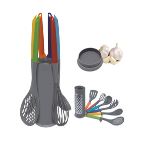 Juego De Utensilios De Cocina, Set De 8 Piezas, Con Rayador 