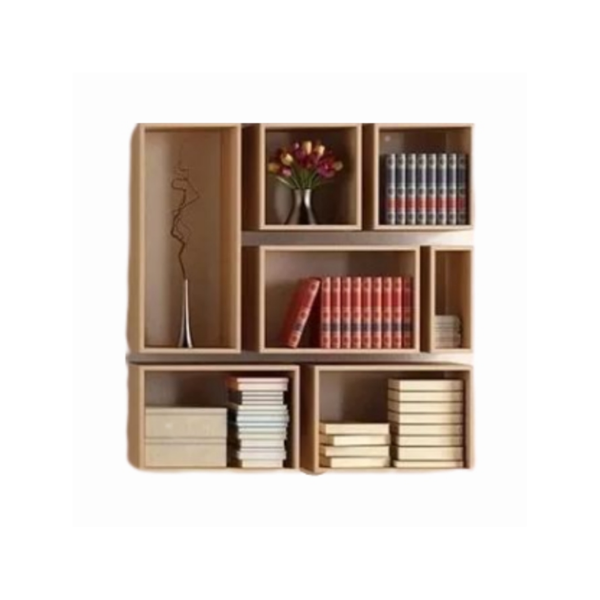 Librero Flotante de 7 Piezas en MDF Resistente - Kronos Muebles y Decoración 