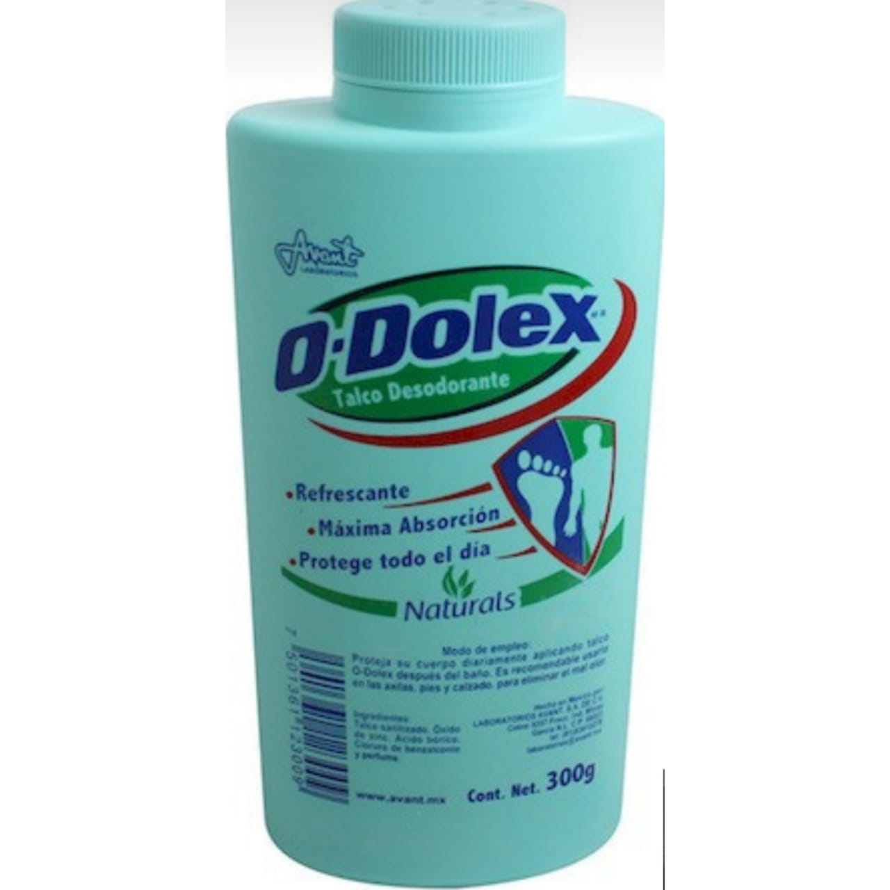 O-Dolex, Talco Desodorante, 300g (2 Piezas)