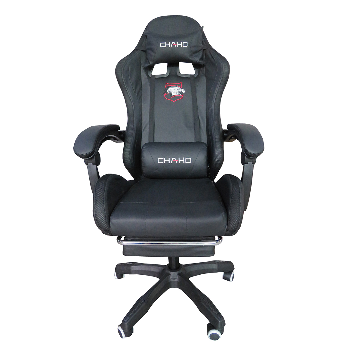Silla Gamer Ergonomica Reclinable Luces Luz Led Rgb y Posapies Negro