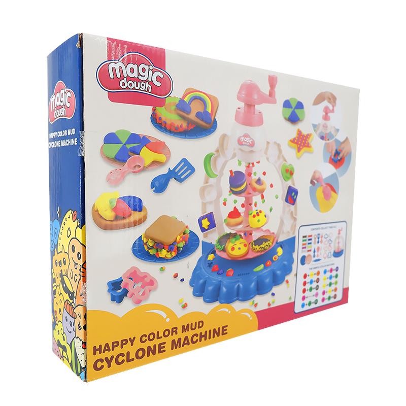 Masa Plastilina Moldeable Magica Set Con Accesorios  HAPPY COLOR MUD CYCLONE MACHINE