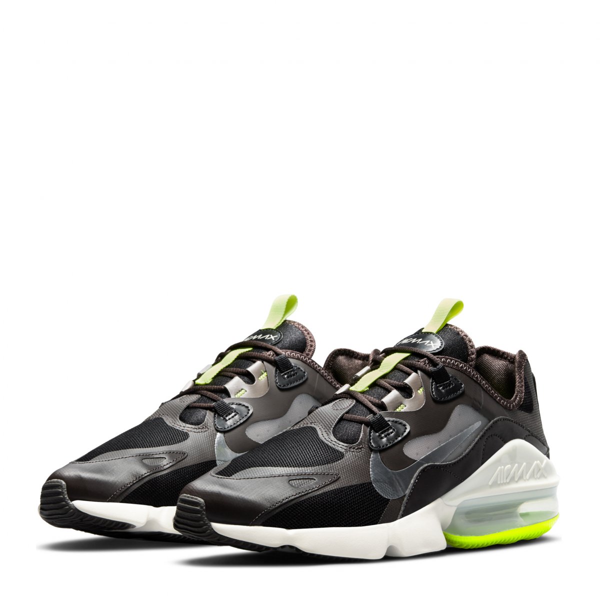 Tenis Nike Air Max Infinity 2 Negro Verde de Caballero Original