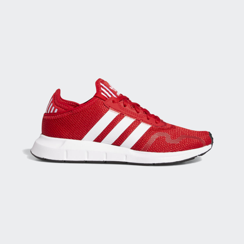 Tenis Adidas Swift Run Rojo Blanco de Niños