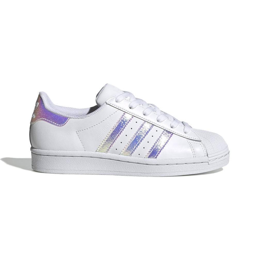 Tenis Adidas Superstar Blanco Iridiscente de Dama