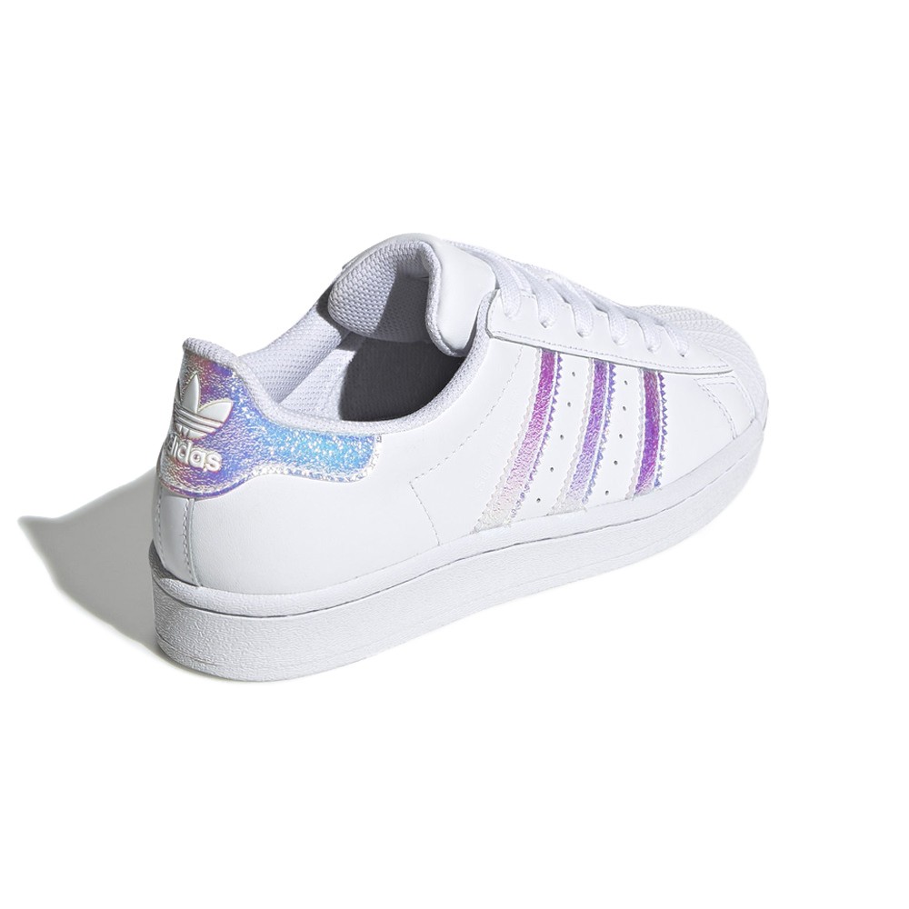 Tenis Adidas Superstar Blanco Iridiscente de Dama