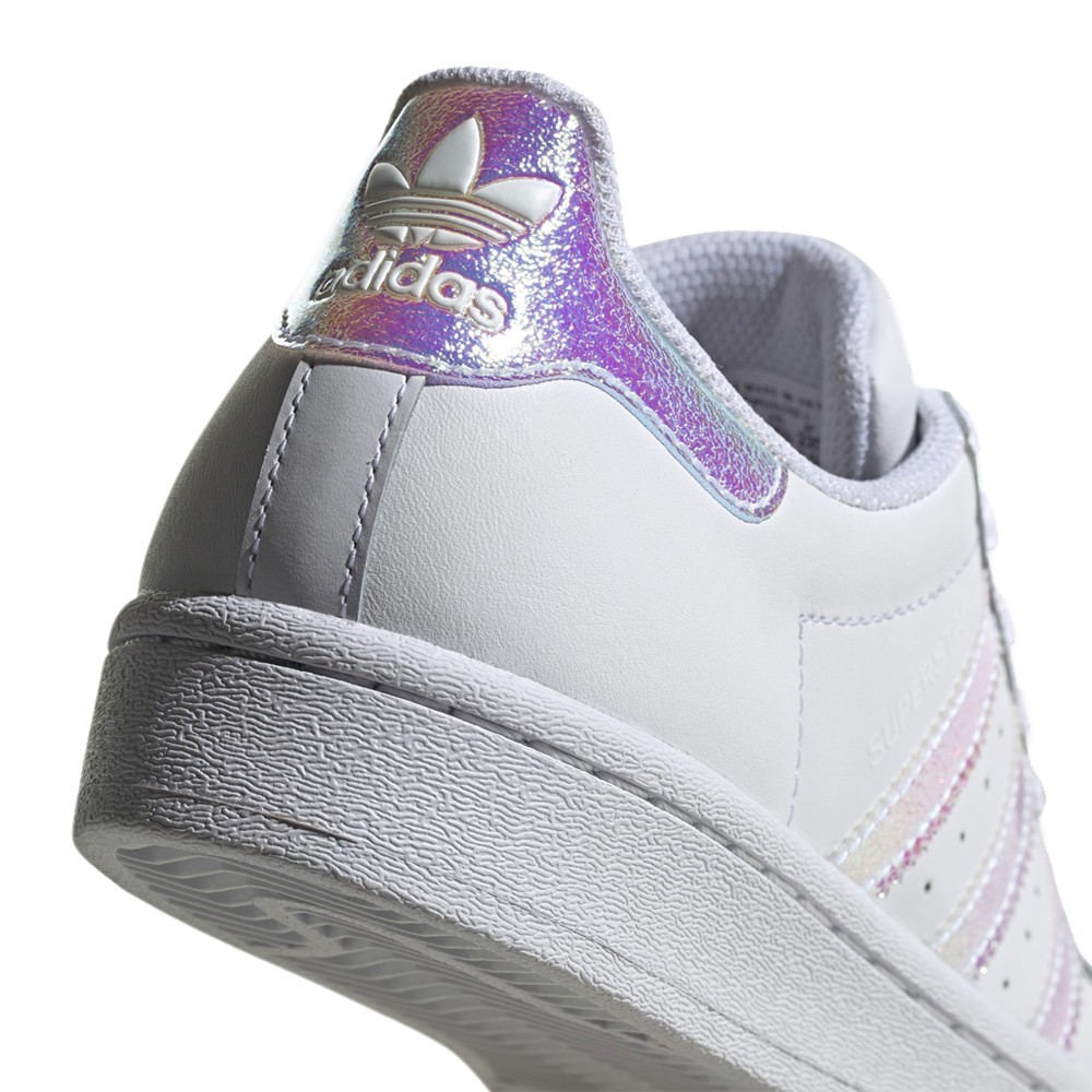 Tenis Adidas Superstar Blanco Iridiscente de Dama
