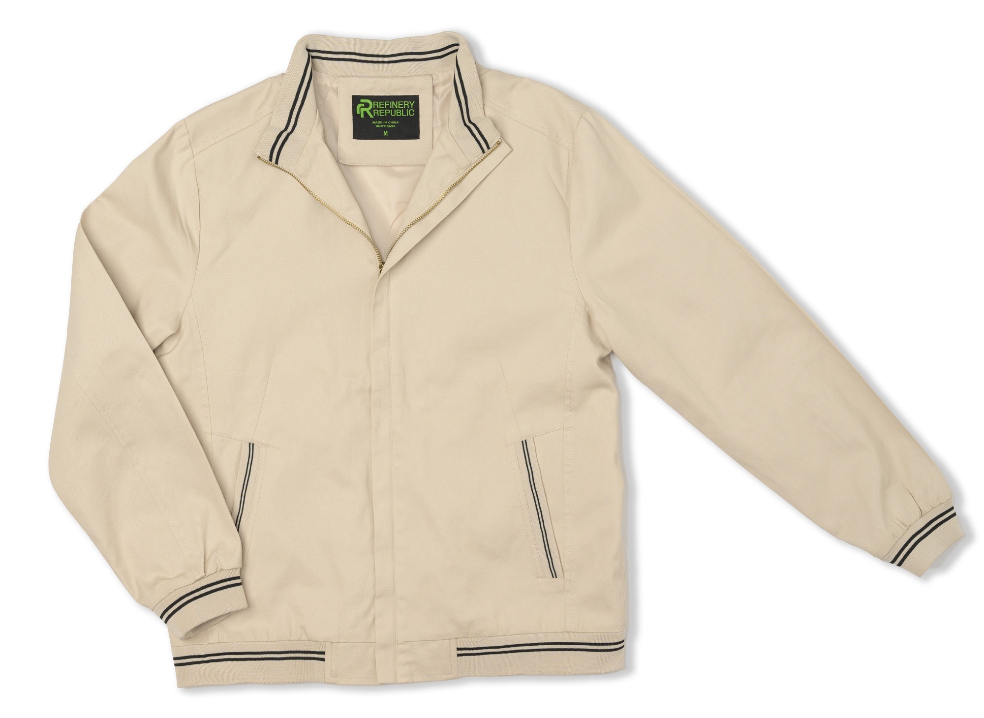 Chamarra Casual Para Hombre Refinery Republic Color Beige