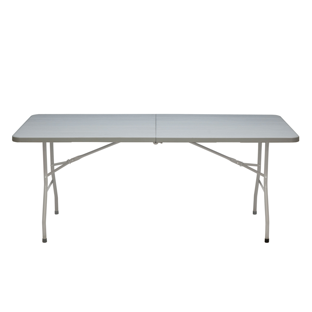 Mesa plegable 180x72x73,5 cm blanco Northwest