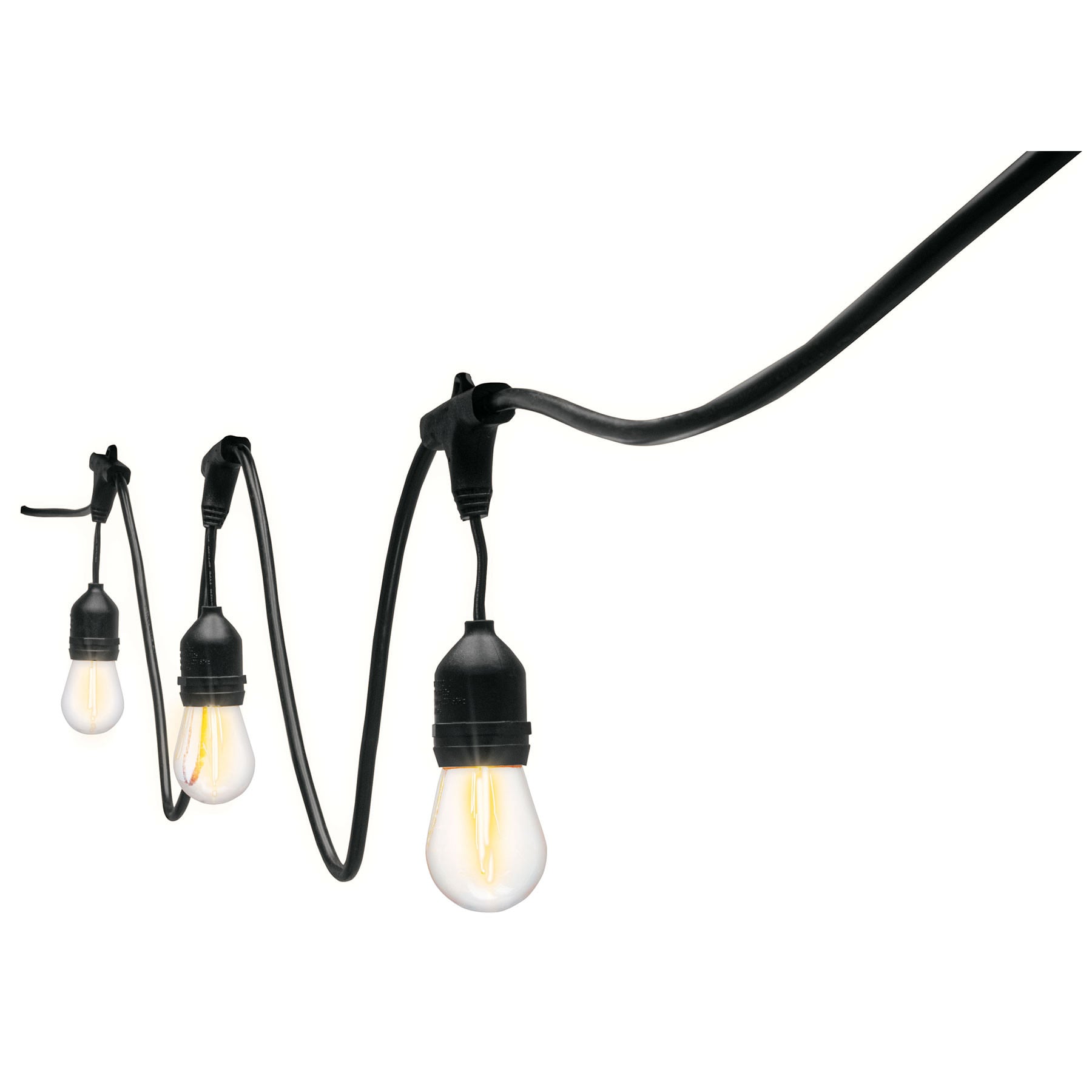 Serie De Luces Led De 7.30 Mt 12 Focos Vintage Decorativos Para Exteriores Fiestas Eventos