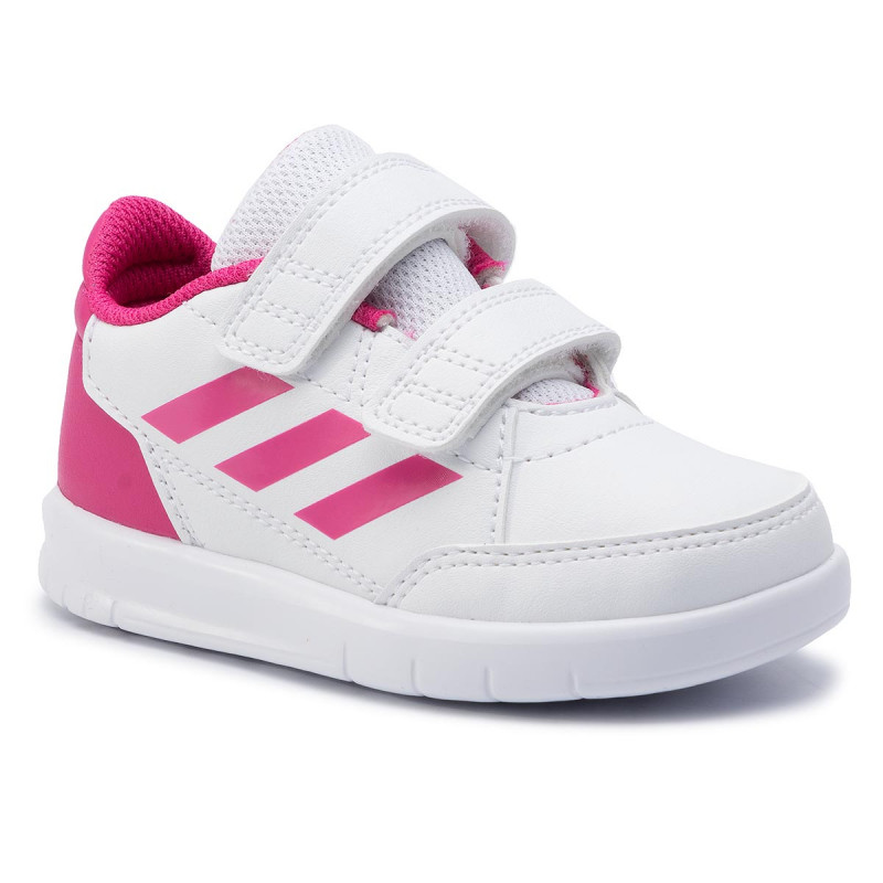 Tenis Adidas Infantil Altasport Blanco Con Cintillas