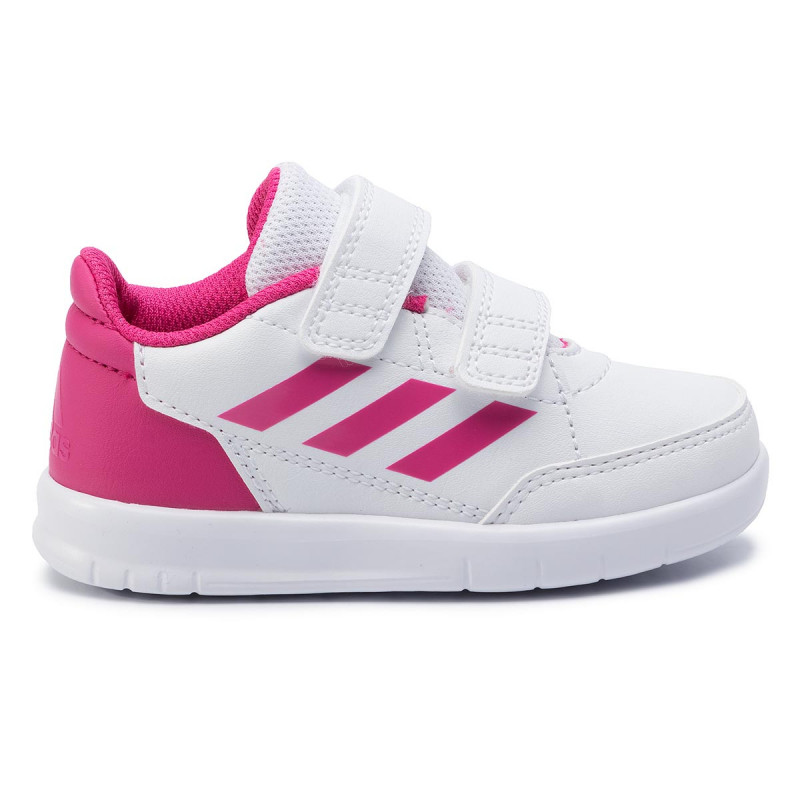 Tenis Adidas Infantil Altasport Blanco Con Cintillas