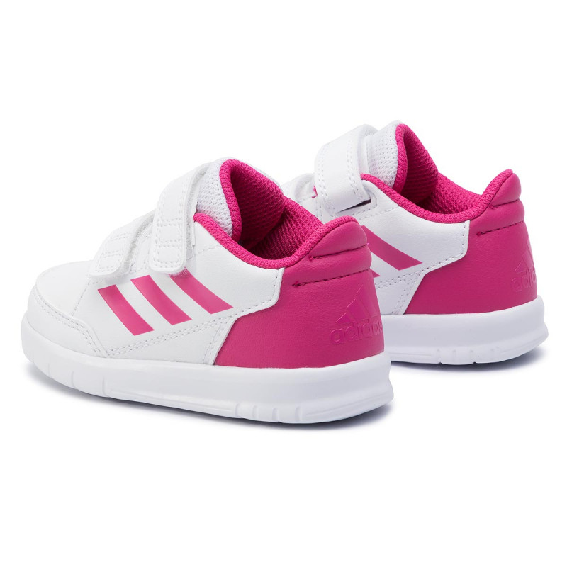 Tenis Adidas Infantil Altasport Blanco Con Cintillas