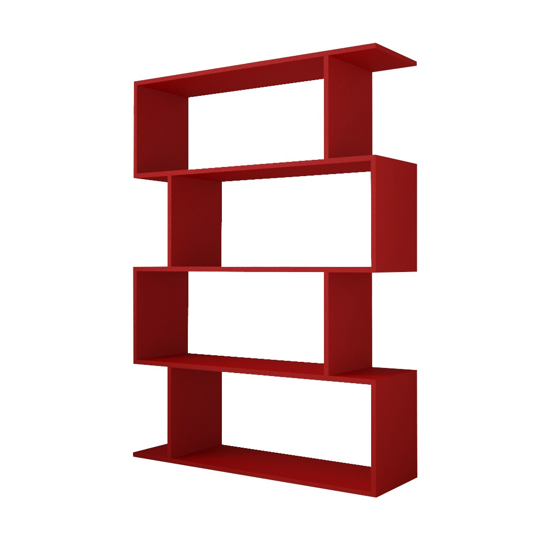 Librero Minimalista Urban Rojo