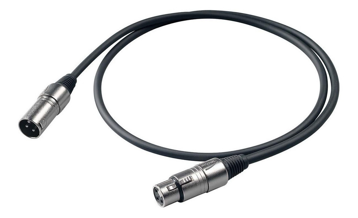 Cable Para Micrófono De Xlr A Xlr Proel Bulk250lu10