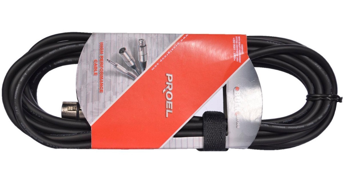 Cable Para Micrófono De Xlr A Xlr Proel Bulk250lu10