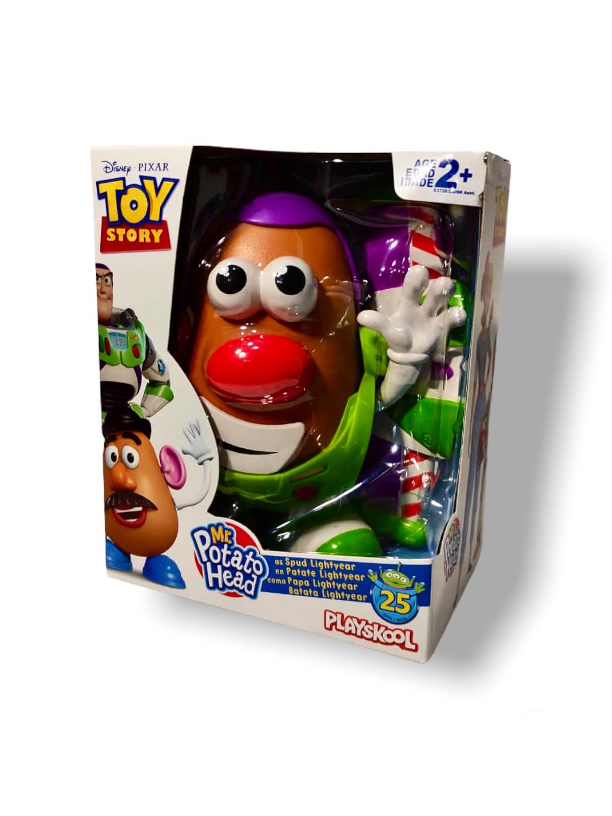 SEÑOR CARA DE PAPA CON DISFRAZ DE BUZZ