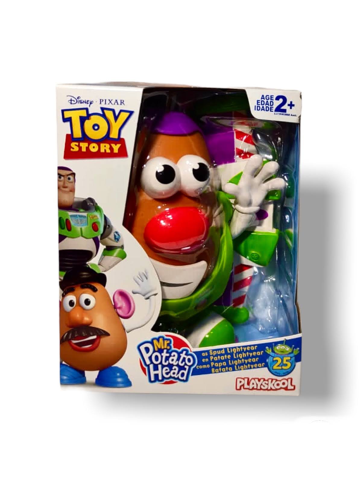 SEÑOR CARA DE PAPA CON DISFRAZ DE BUZZ