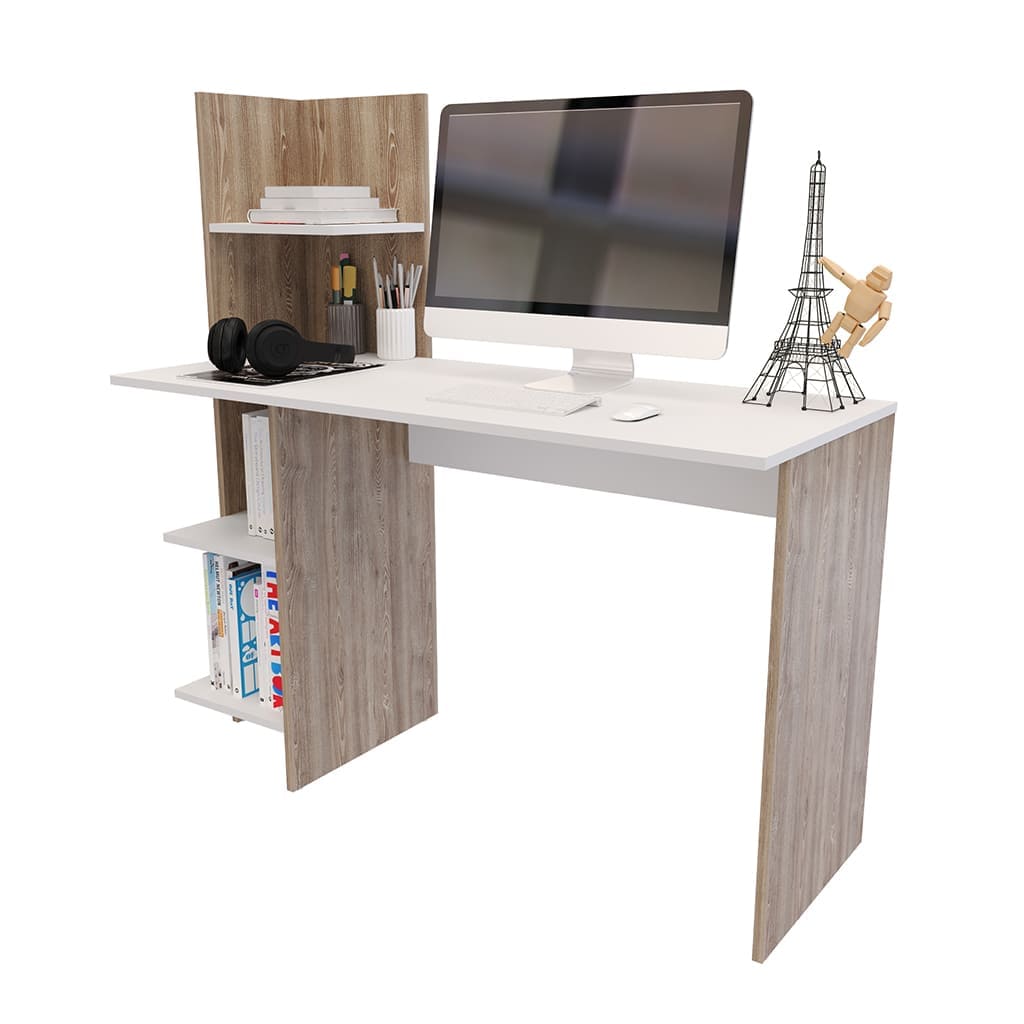 Escritorio En L Color Duna Maderkit