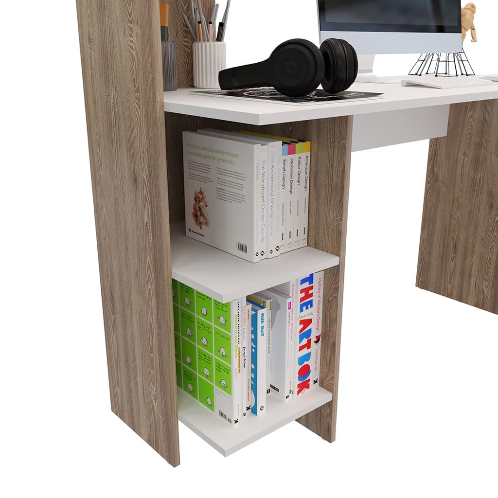 Escritorio En L Color Duna Maderkit