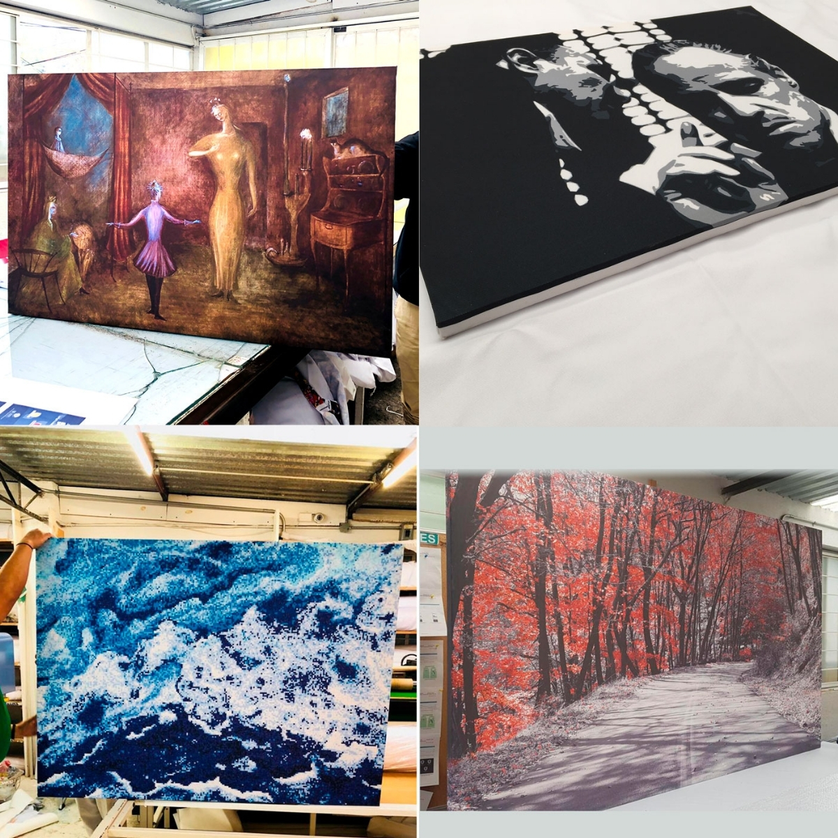 Rollo Tela Canvas Artistica Mate 100% Algodón KronalinE CV340 1.07 x 12 m