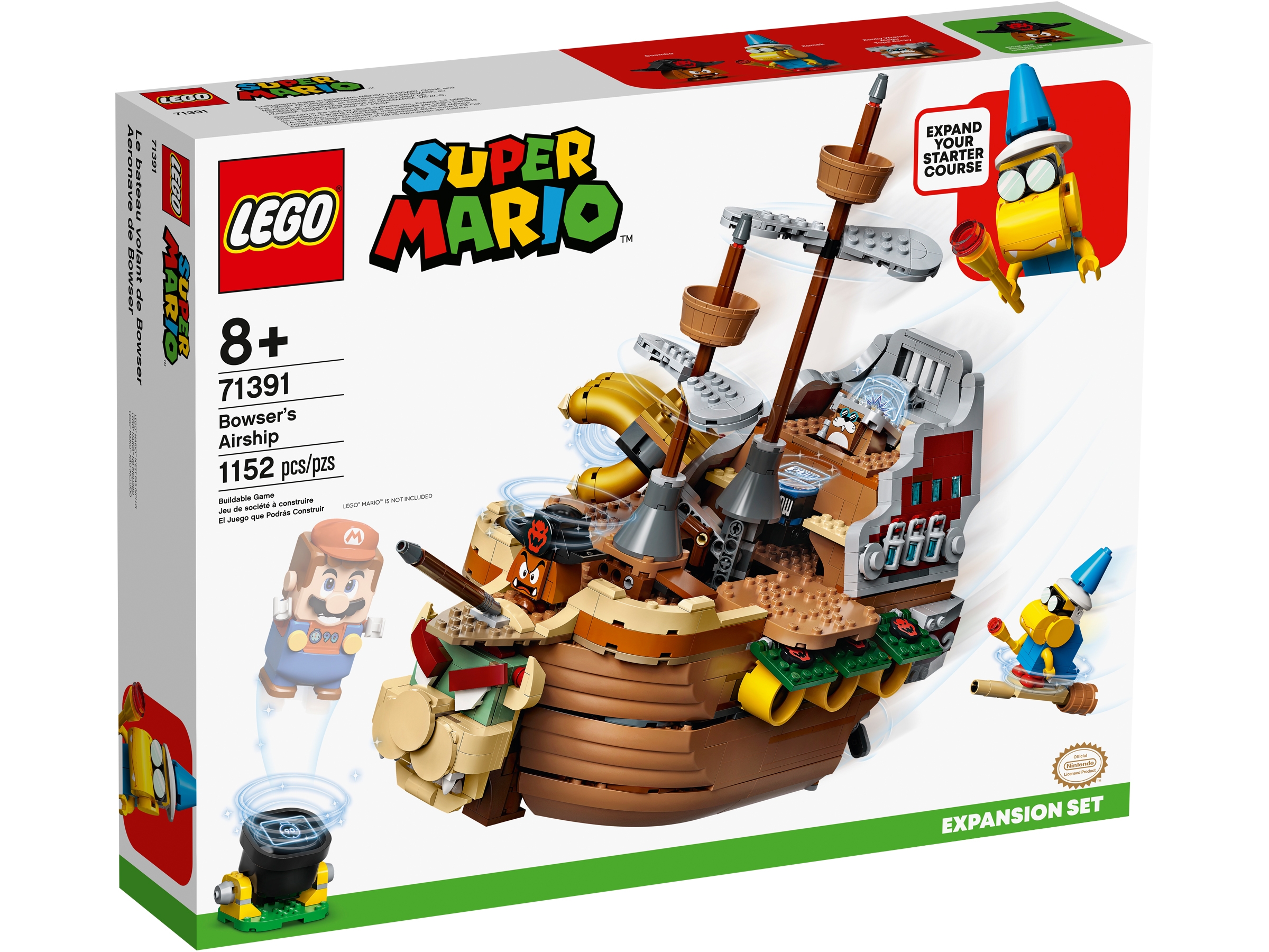 LEGO Super Mario Set de Expansion: Fortaleza aerea de Bowser