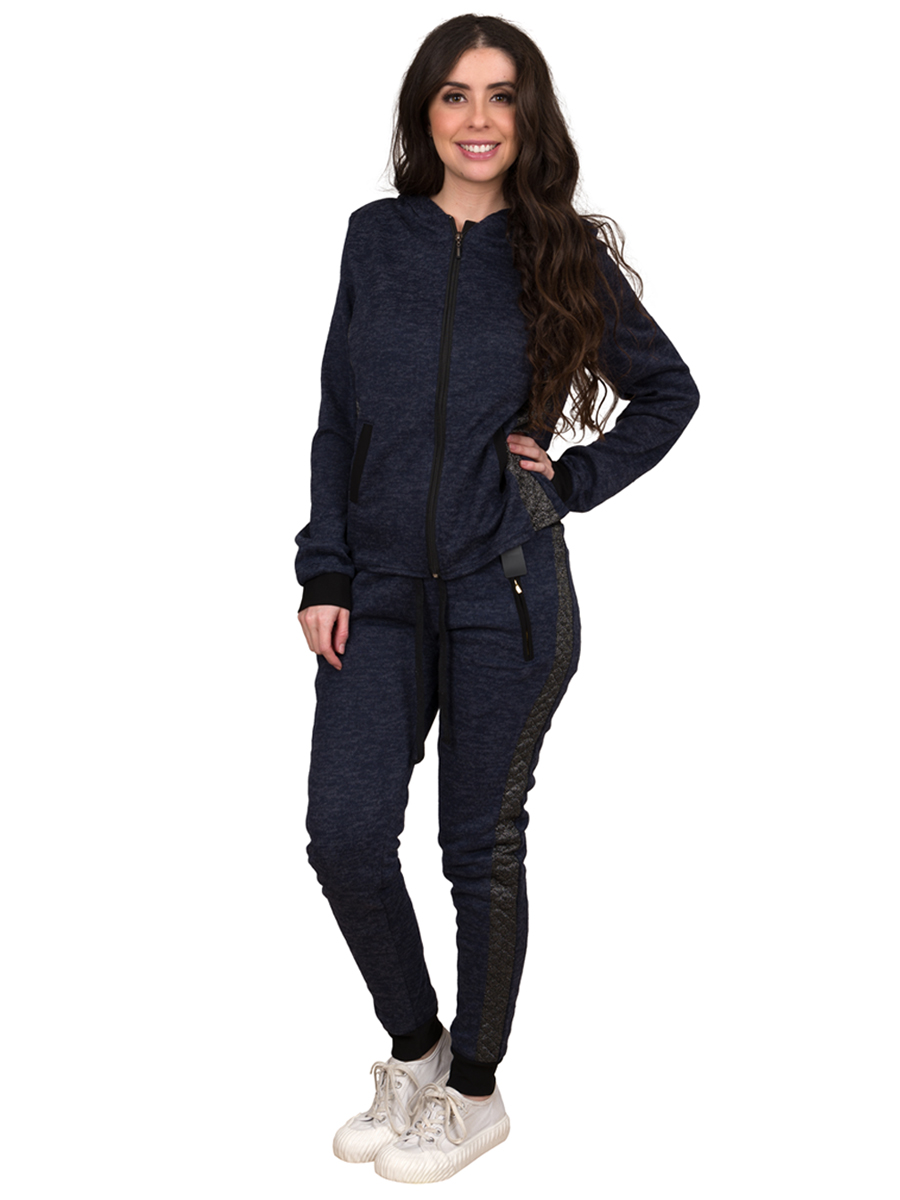Set Pants Moda Dama Conjunto Sudadera Jogger El001