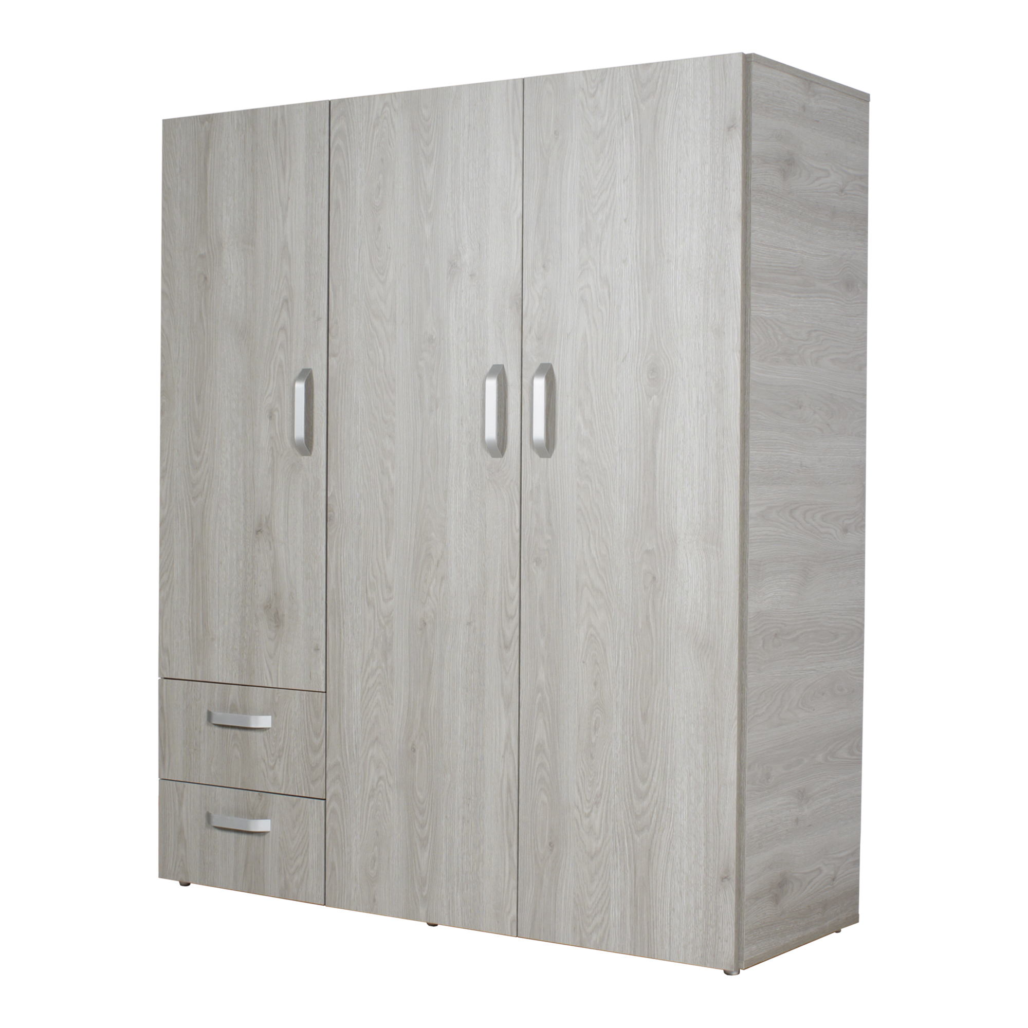 Ropero Armario Linz 140 Maderkit Color Ceniza 