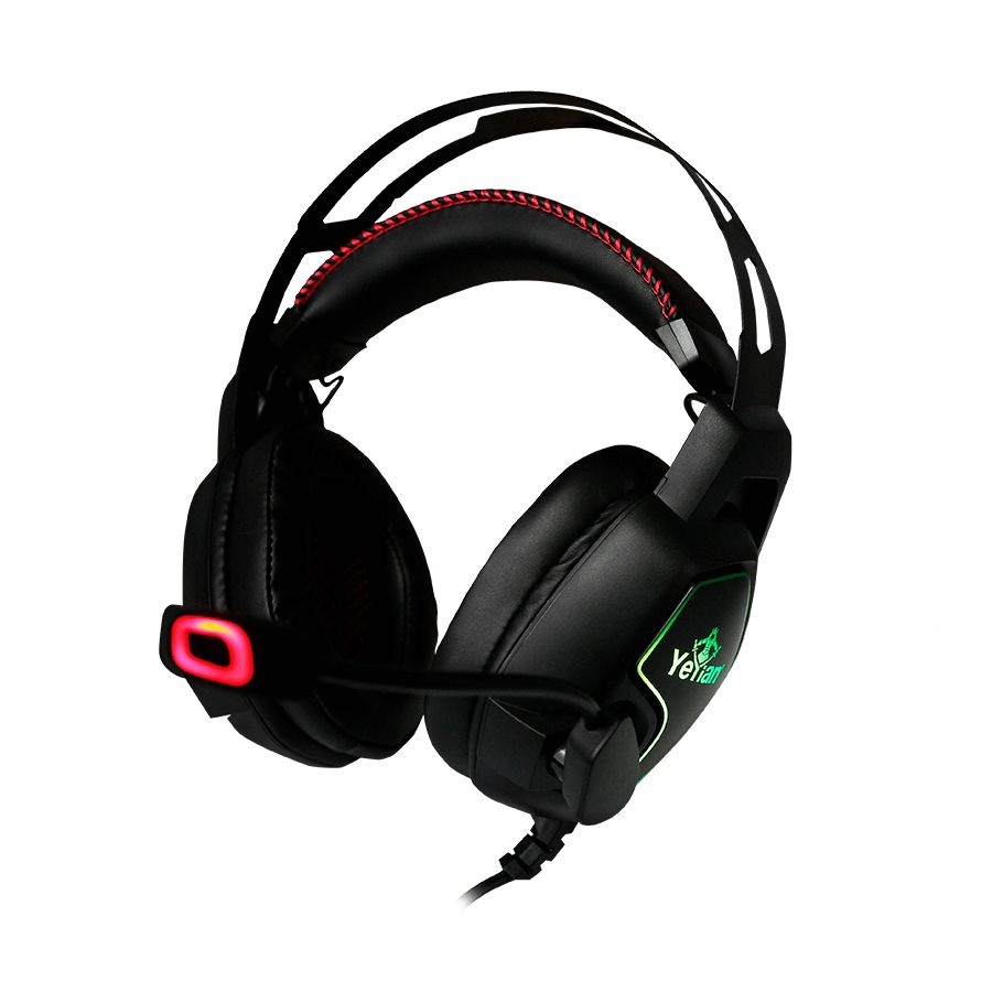 DIADEMA GAMER VICIOUS USB 3.5MM RGB OMNI R3000 PC MICROFONO PLEGABLE ALAMBRICO YDV-33403