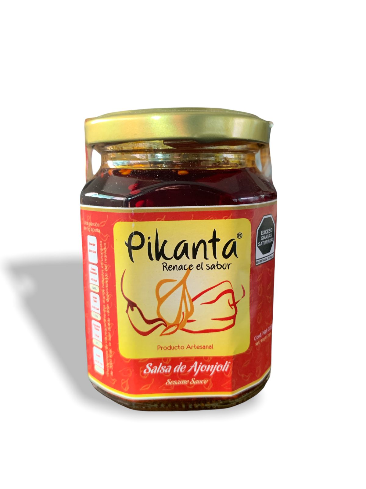 SALSA PIKANTA GOURMET ARTESANAL DE AJONJOLÍ 250 GR