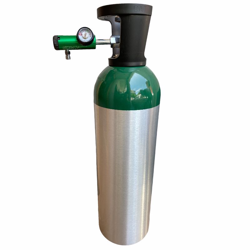 Tanque De Oxigeno 1700 Lt Portatil Kit Completo Vacio M60