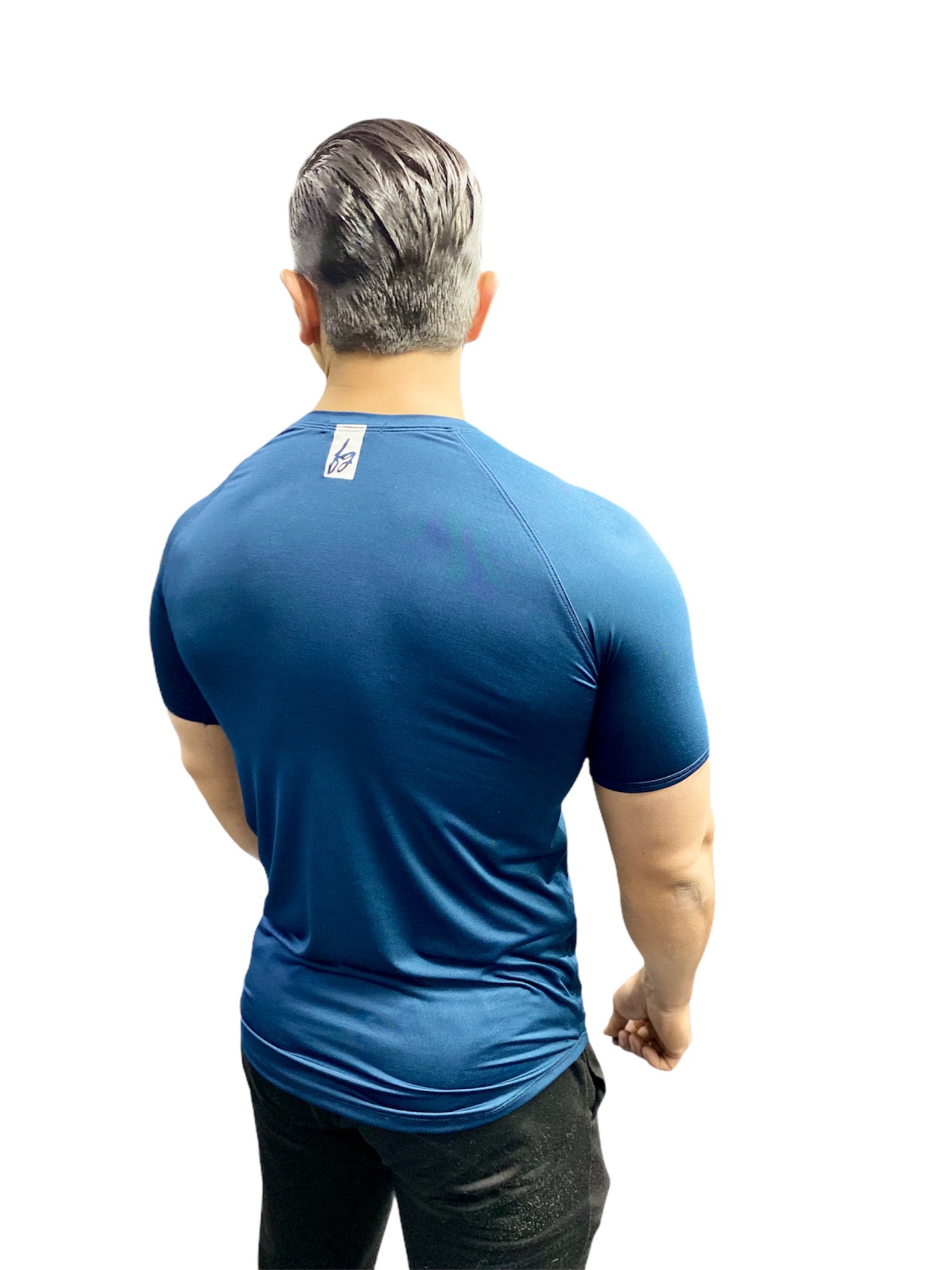 PLAYERA AZUL PARA HOMBRE FARGA SPORT SPANDEX