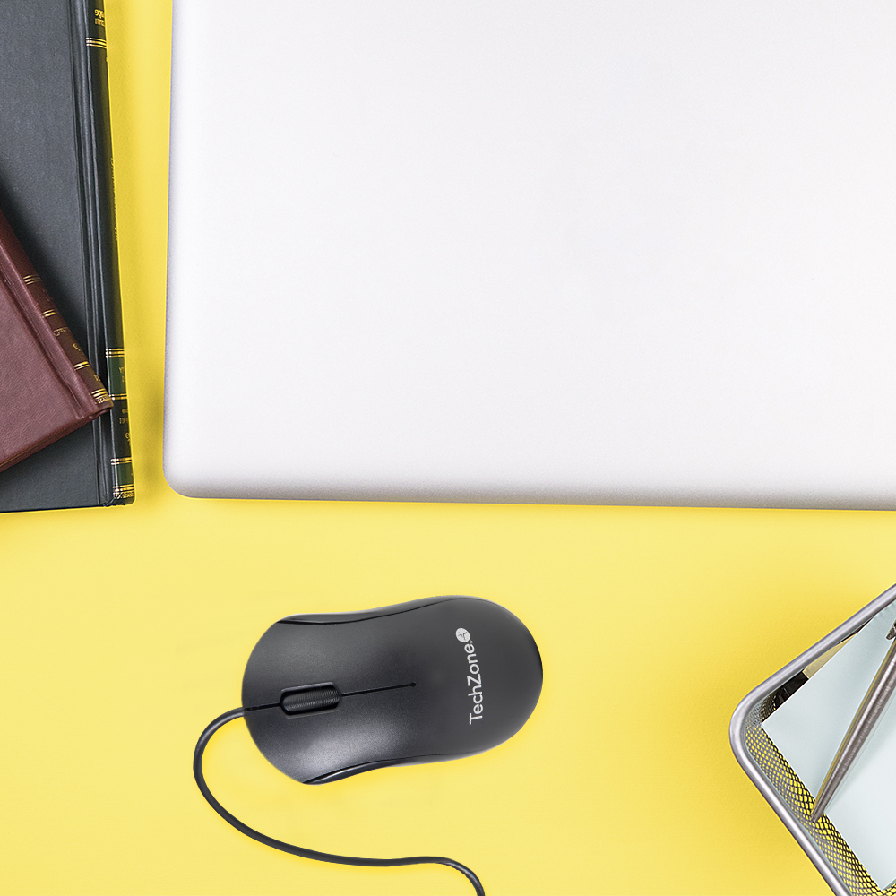 Mouse Óptico Alámbrico Conexión USB 800 DPI